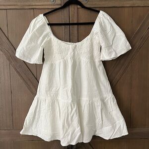 Sabo Skirt White Sweetheart Dress